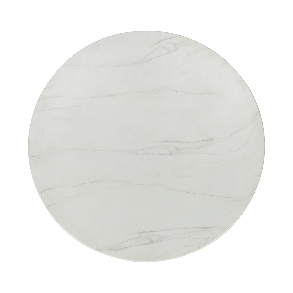 Caspia Snowdrift White/Black Outdoor Dining Table - Ornate Home