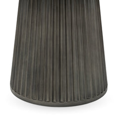 Caspia Snowdrift White/Black Outdoor Dining Table - Ornate Home