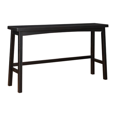 Caspian Black 4-Piece Pack Pub Height Set - Ornate Home