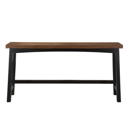 Caspian Black/Brown 4-Piece Pack Counter Height Set - Ornate Home