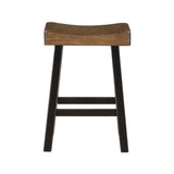 Caspian Black/Brown 4-Piece Pack Counter Height Set - Ornate Home
