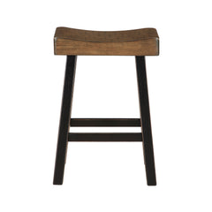 Caspian Black/Brown 4-Piece Pack Counter Height Set - Ornate Home