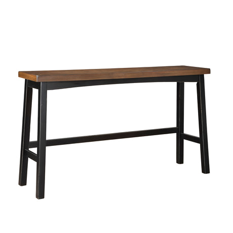 Caspian Black/Brown 4-Piece Pack Pub Height Set - Ornate Home