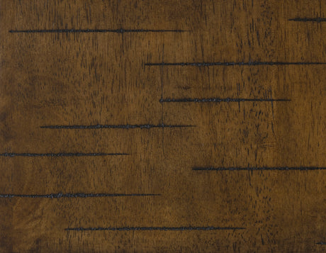 Caspian Black/Brown Pub Height Stool (Set of 2) - Ornate Home