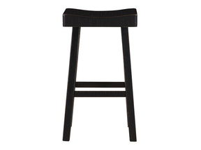 Caspian Black Pub Height Stool - Ornate Home