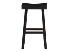 Caspian Black Pub Height Stool - Ornate Home