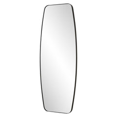 Caspian Curved Black Dressing Mirror - Ornate Home