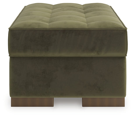 Caspian-Town Olive Oversized Accent Ottoman - Ornate Home