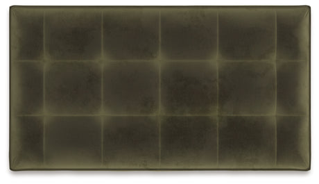 Caspian-Town Olive Oversized Accent Ottoman - Ornate Home