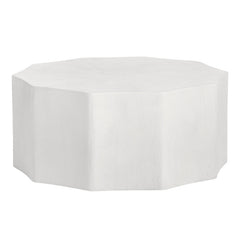 Caspian White Cocktail Table - Ornate Home