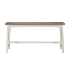 Caspian White/Coffee 4-Piece Pack Counter Height Set - Ornate Home