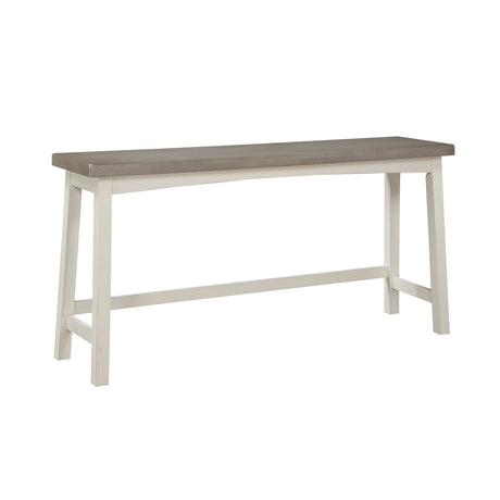 Caspian White/Coffee 4-Piece Pack Counter Height Set - Ornate Home