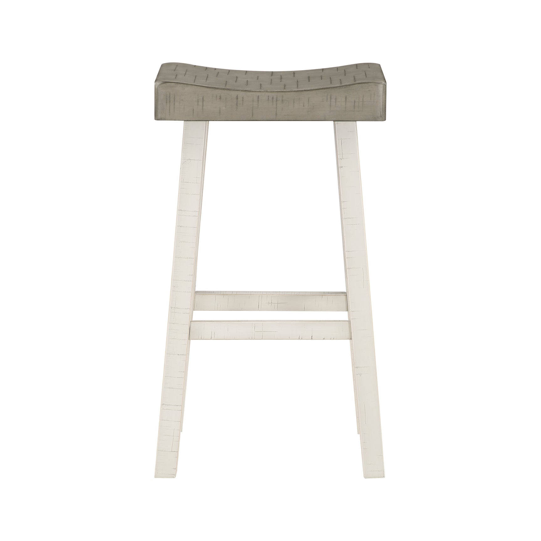 Caspian White/Coffee 4-Piece Pack Pub Height Set - Ornate Home