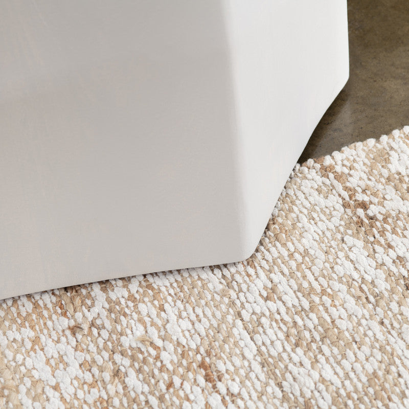 Caspian White End Table - Ornate Home