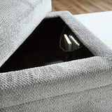 Casselbury Cement Ottoman w/ Storage (Online Special Price) - Ornate Home