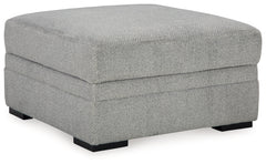 Casselbury Cement Ottoman w/ Storage - Ornate Home