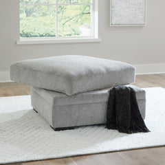 Casselbury Cement Ottoman w/ Storage - Ornate Home