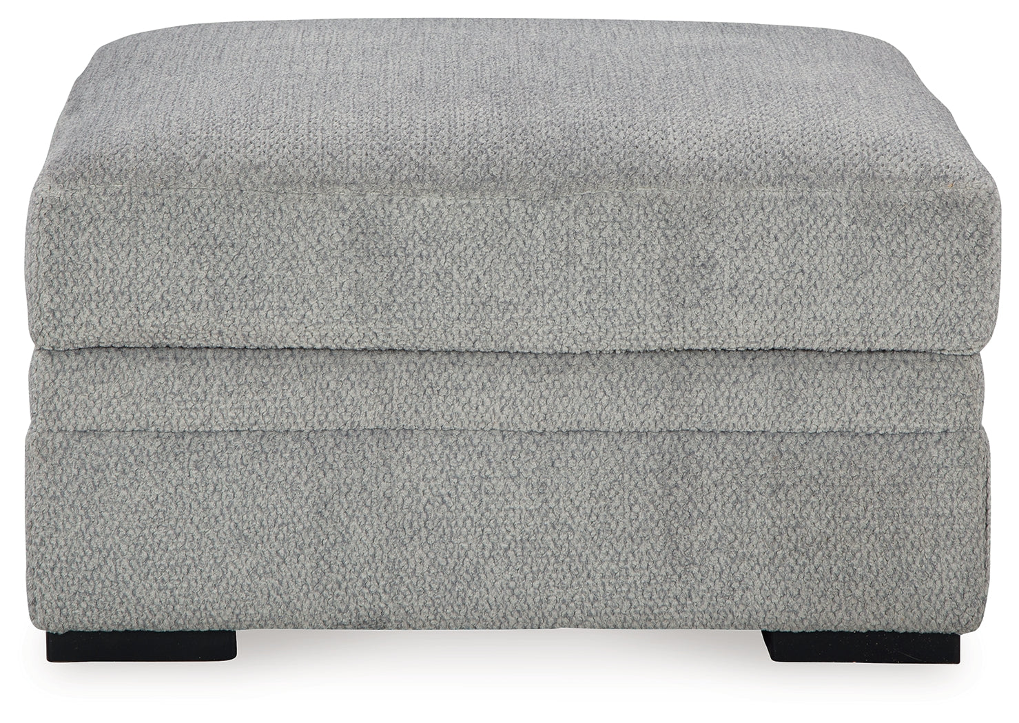Casselbury Cement Oversized Swivel Chair and Ottoman (Online Special Price) - Ornate Home