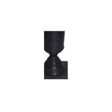 Cassia Black Cast Aluminum Vase - Ornate Home