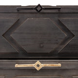 Cassia Brown Wooden Boxes (Set of 2) - Ornate Home