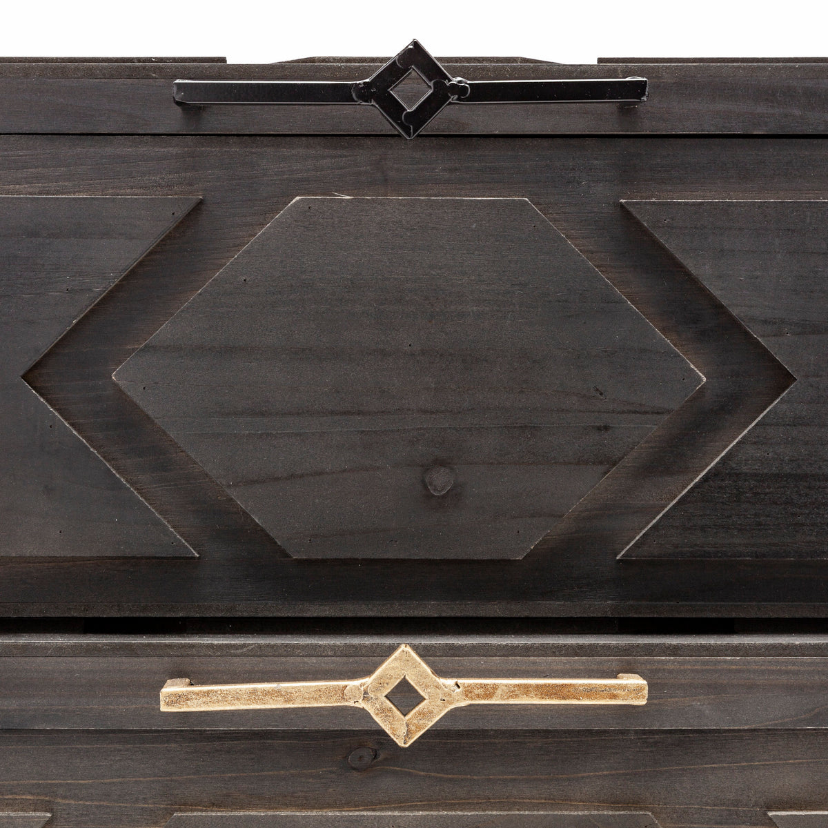 Cassia Brown Wooden Boxes (Set of 2) - Ornate Home