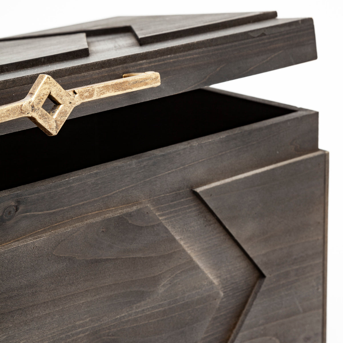 Cassia Brown Wooden Boxes (Set of 2) - Ornate Home