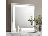 Cassia White High Gloss Dresser Mirror - Ornate Home