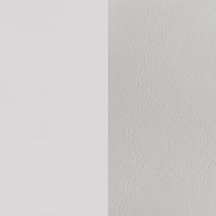 Cassia White High Gloss Eastern King LED Panel Bed - Ornate Home