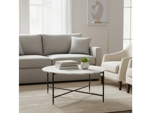 Cassian Gray/Black Cocktail Table - Ornate Home