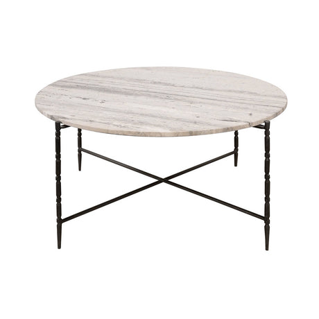 Cassian Gray/Black Cocktail Table - Ornate Home