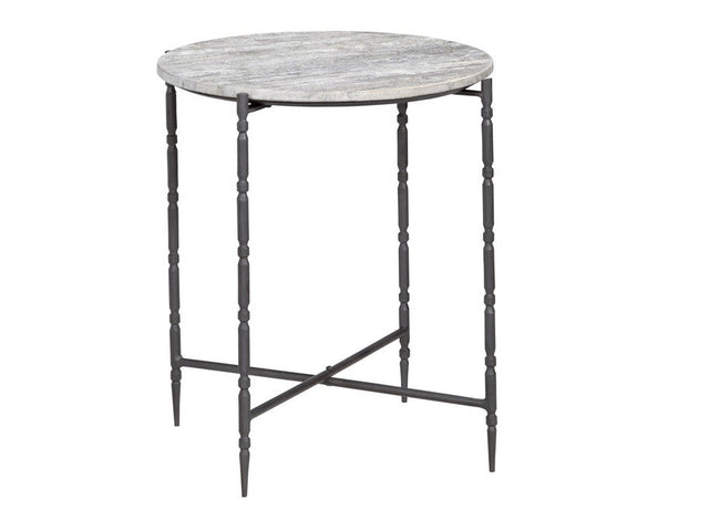 Cassian Gray/Black End Table - Ornate Home