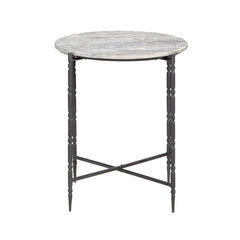 Cassian Gray/Black End Table - Ornate Home