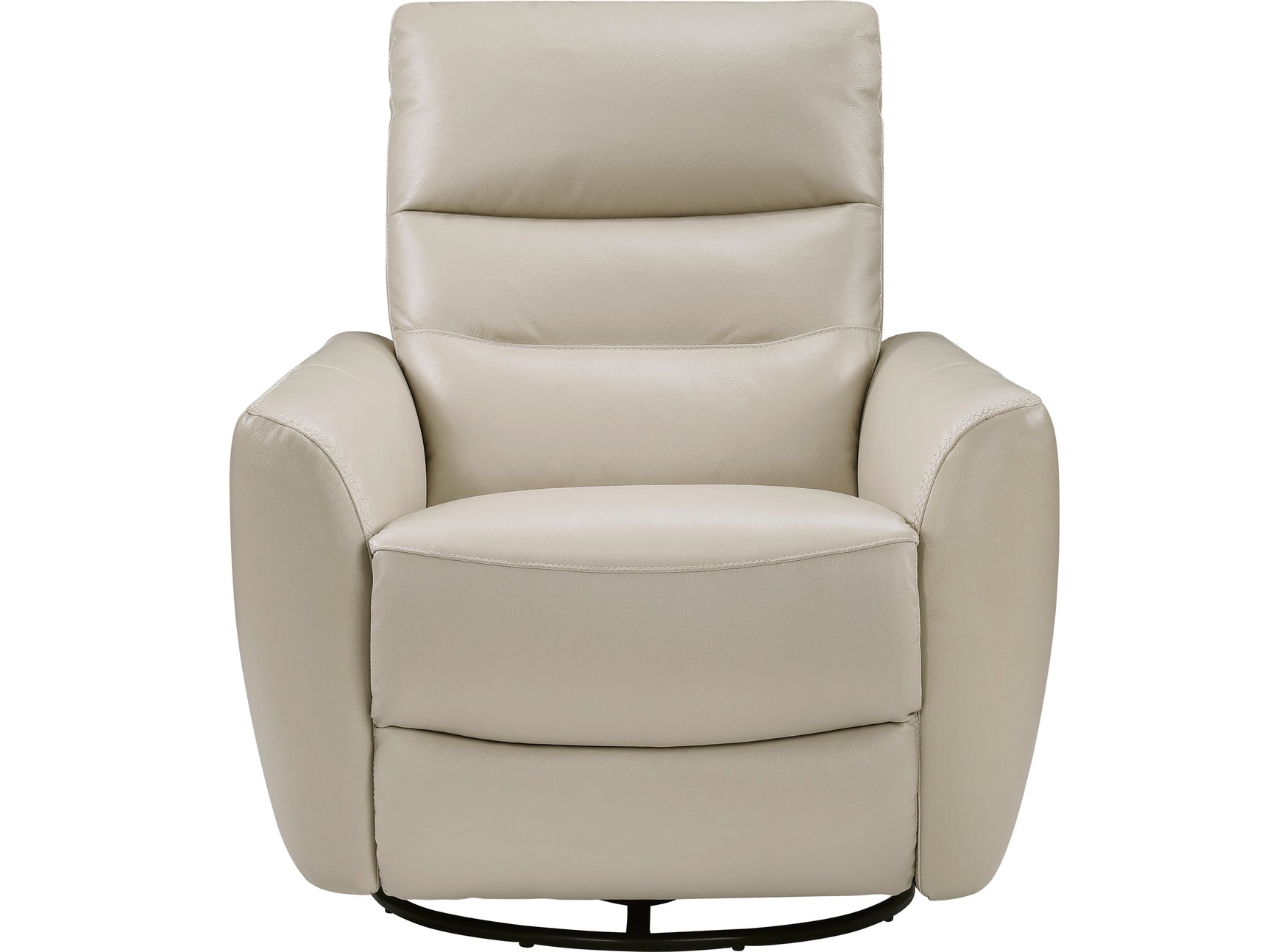 Cassian Taupe Swivel Glider Reclining Chair - Ornate Home