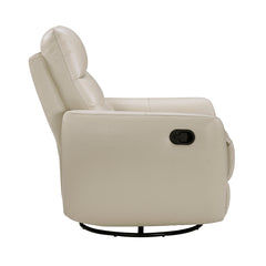 Cassian Taupe Swivel Glider Reclining Chair - Ornate Home