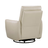 Cassian Taupe Swivel Glider Reclining Chair - Ornate Home