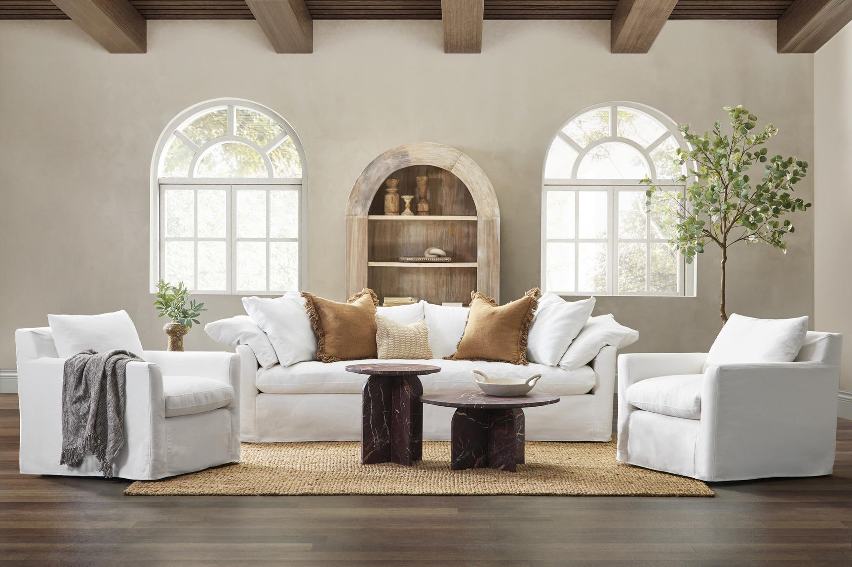 Cassiano Slip Cover Sofa - Ornate Home