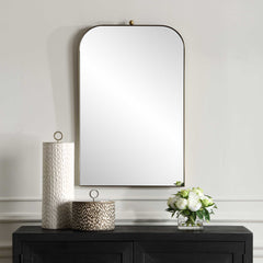Cassidy Brass Arch Mirror - Ornate Home