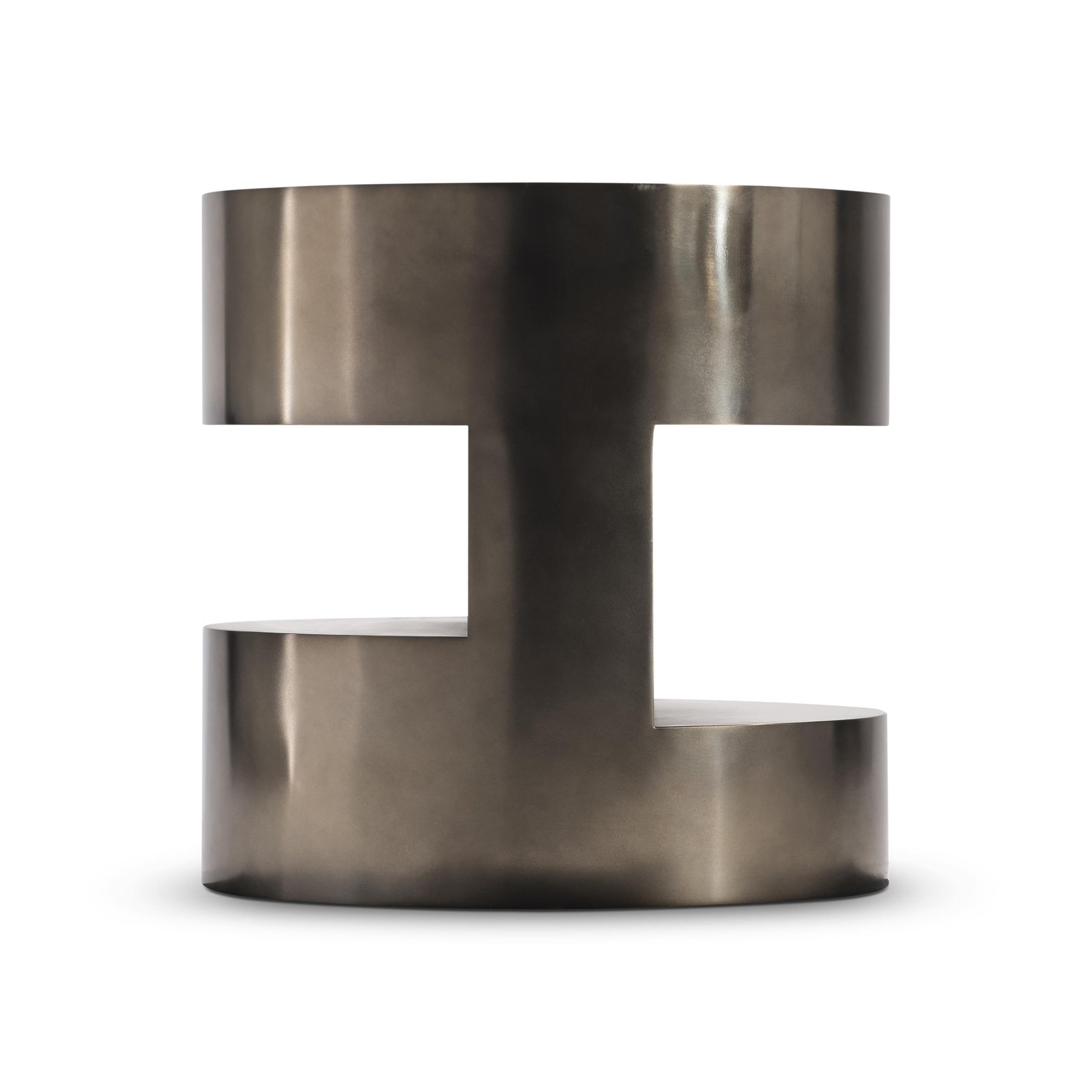 Cassie Dark Bronze Side Table - Ornate Home