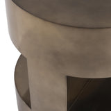 Cassie Dark Bronze Side Table - Ornate Home