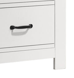 Cassini White 21.5"W 2-Drawer Nightstand - Ornate Home