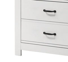 Cassini White 31"W 5-Drawer Chest - Ornate Home