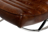 Cassino Brown Lounge Chair - Ornate Home