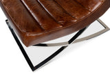 Cassino Brown Lounge Chair - Ornate Home