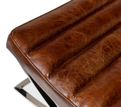 Cassino Brown Lounge Chair - Ornate Home