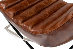 Cassino Brown Lounge Chair - Ornate Home