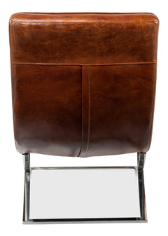 Cassino Brown Lounge Chair - Ornate Home