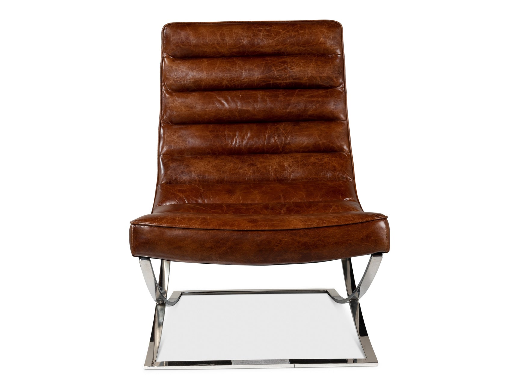 Cassino Brown Lounge Chair - Ornate Home