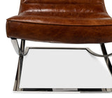 Cassino Brown Lounge Chair - Ornate Home