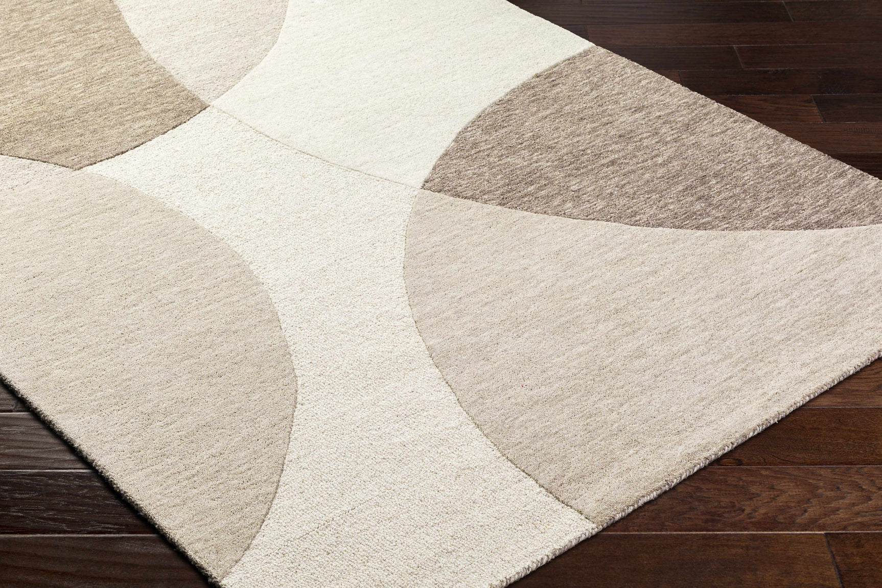 Cassiopeia Dark Brown & Beige Area Rug - Clearance - Ornate Home