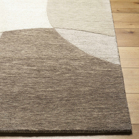 Cassiopeia Dark Brown & Beige Area Rug - Ornate Home